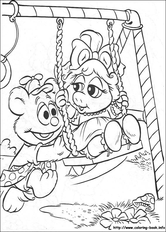 Muppet Babies coloring picture